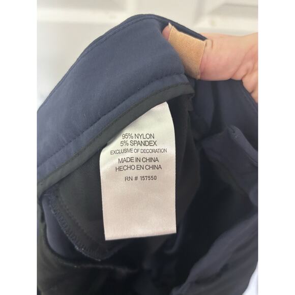 NWOT Tahari Men’s Navy Blue Stretch All Day Tech Pant Slim Fit Size 36x32 Office - Picture 5 of 5